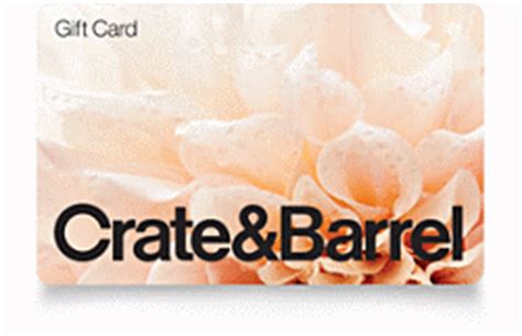Crate And Barrel Gift Card Balance